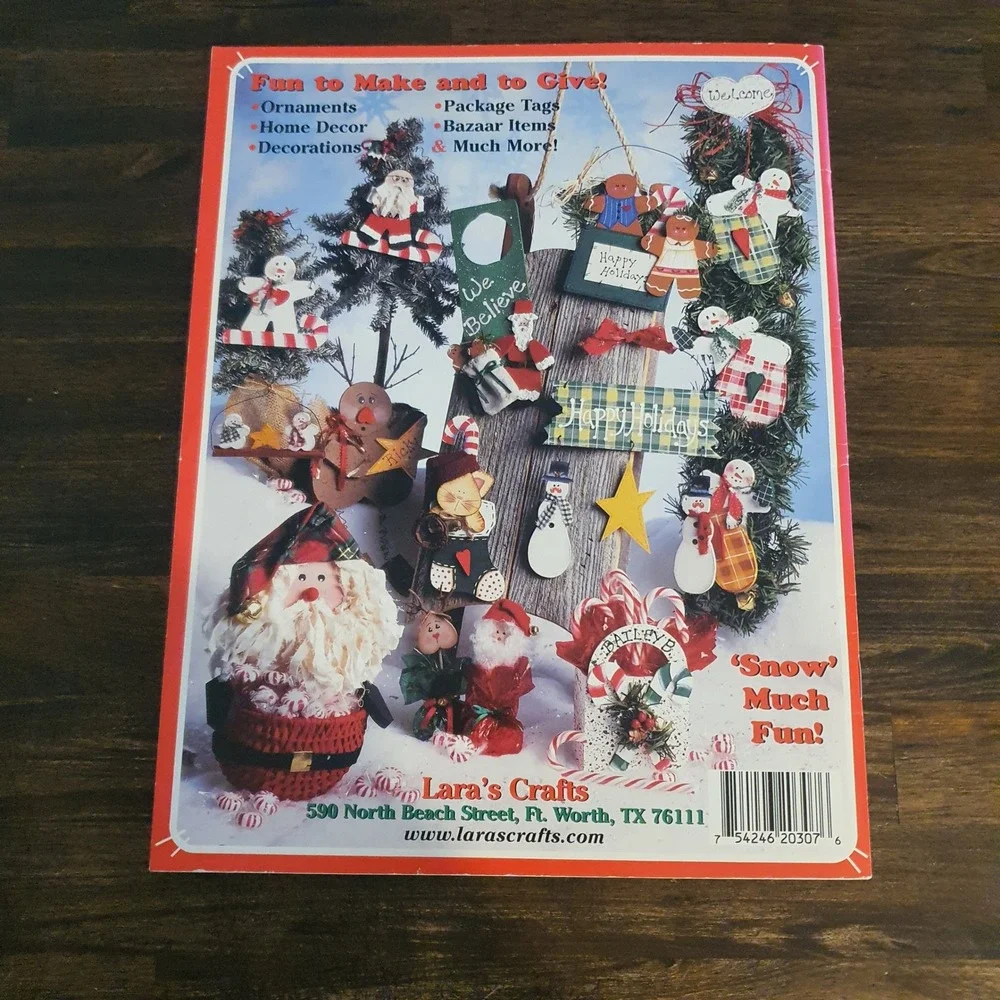 Lara's Crafts Holiday Express 36 Projects Christmas Craft Book 6010 1998 Vintage